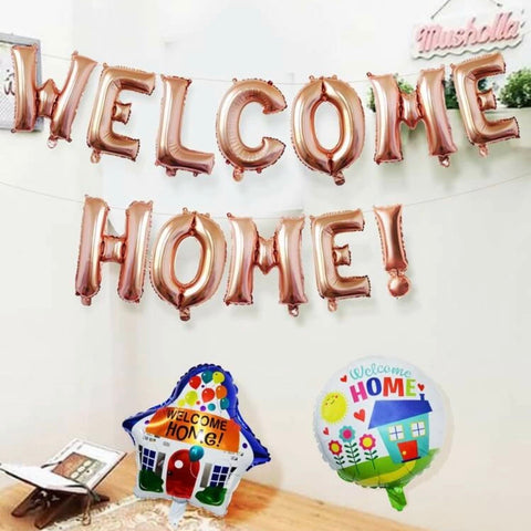 Globos Welcome Home